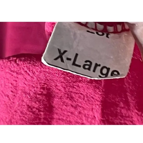 VTG Delta Burke Pink Gold Track Suit Outfit Set Jacket Pants Stars Moons Suns XL - Picture 2 of 3